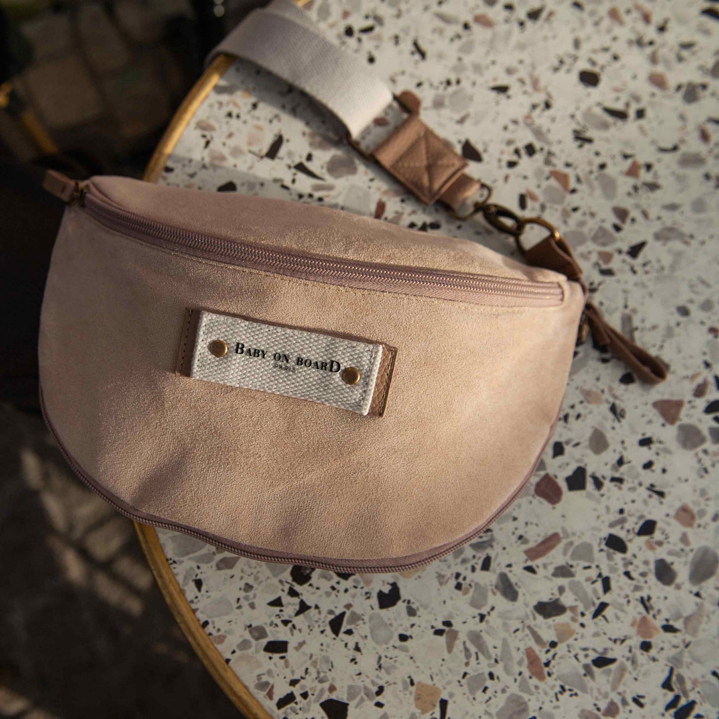 Borsetă Bebeluși Baby On Board Armelle Banana Naturel - Design Banane