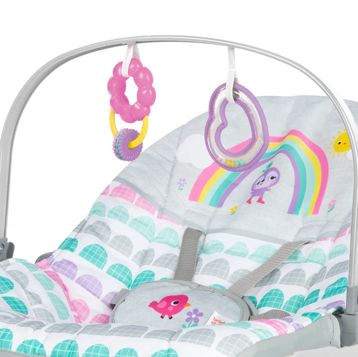 Bright Starts - Balansoar Rosy Rainbow 2 în 1