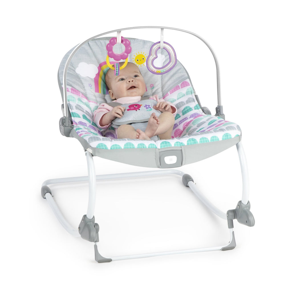 Bright Starts Balansoar 2 in 1 Rosy Rainbow