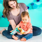 Bright Starts Jucaria rontaie si invata Teethe and Read Albastru