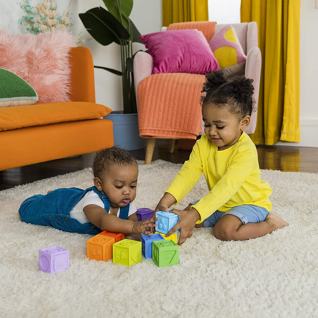 Bright Starts Jucarie cuburi multicolore