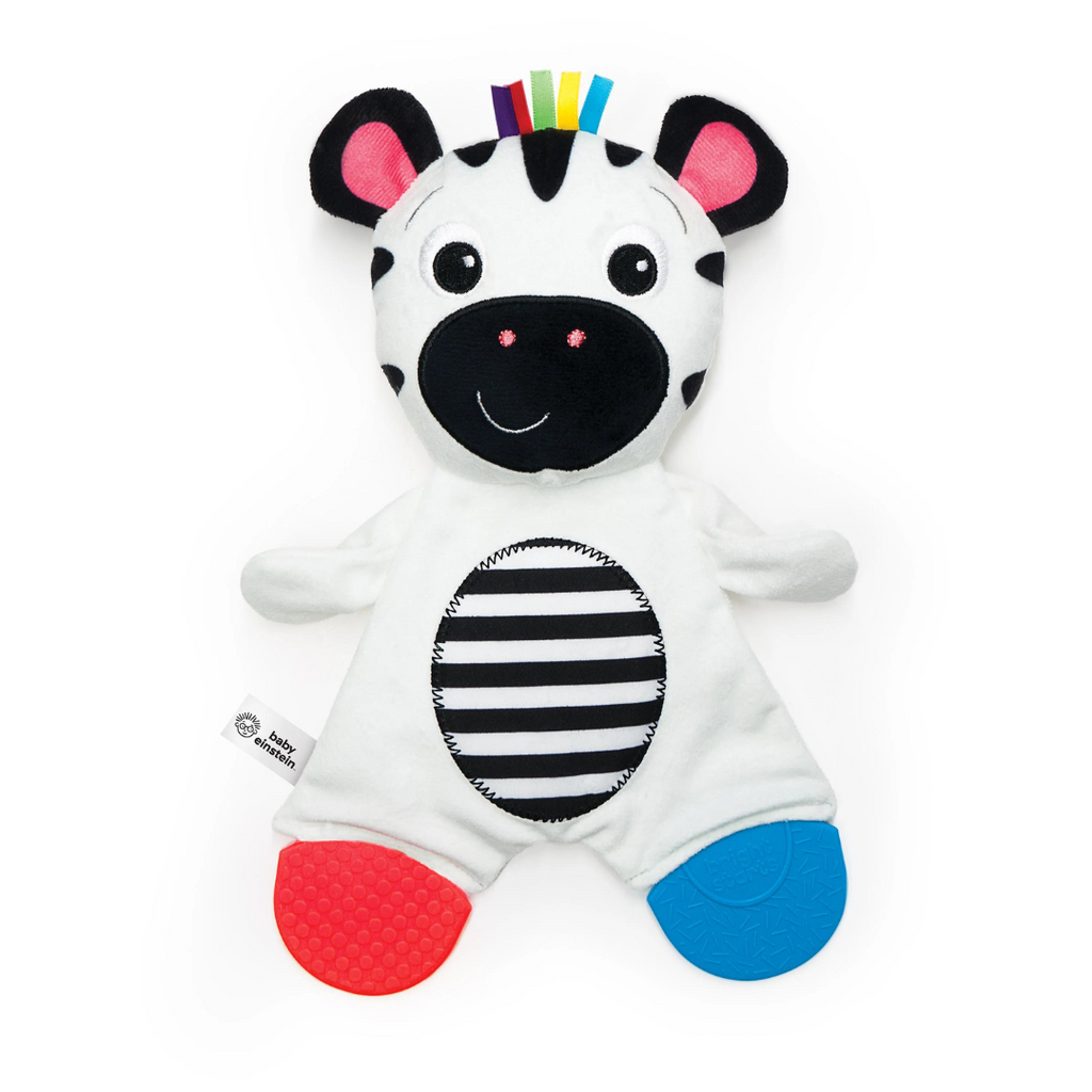 Bright Starts Jucarie de dentitie din plus Baby Einstein Zebra Zen