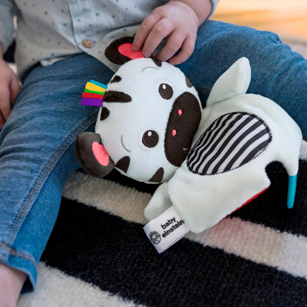 Bright Starts Jucarie de dentitie din plus Baby Einstein Zebra Zen