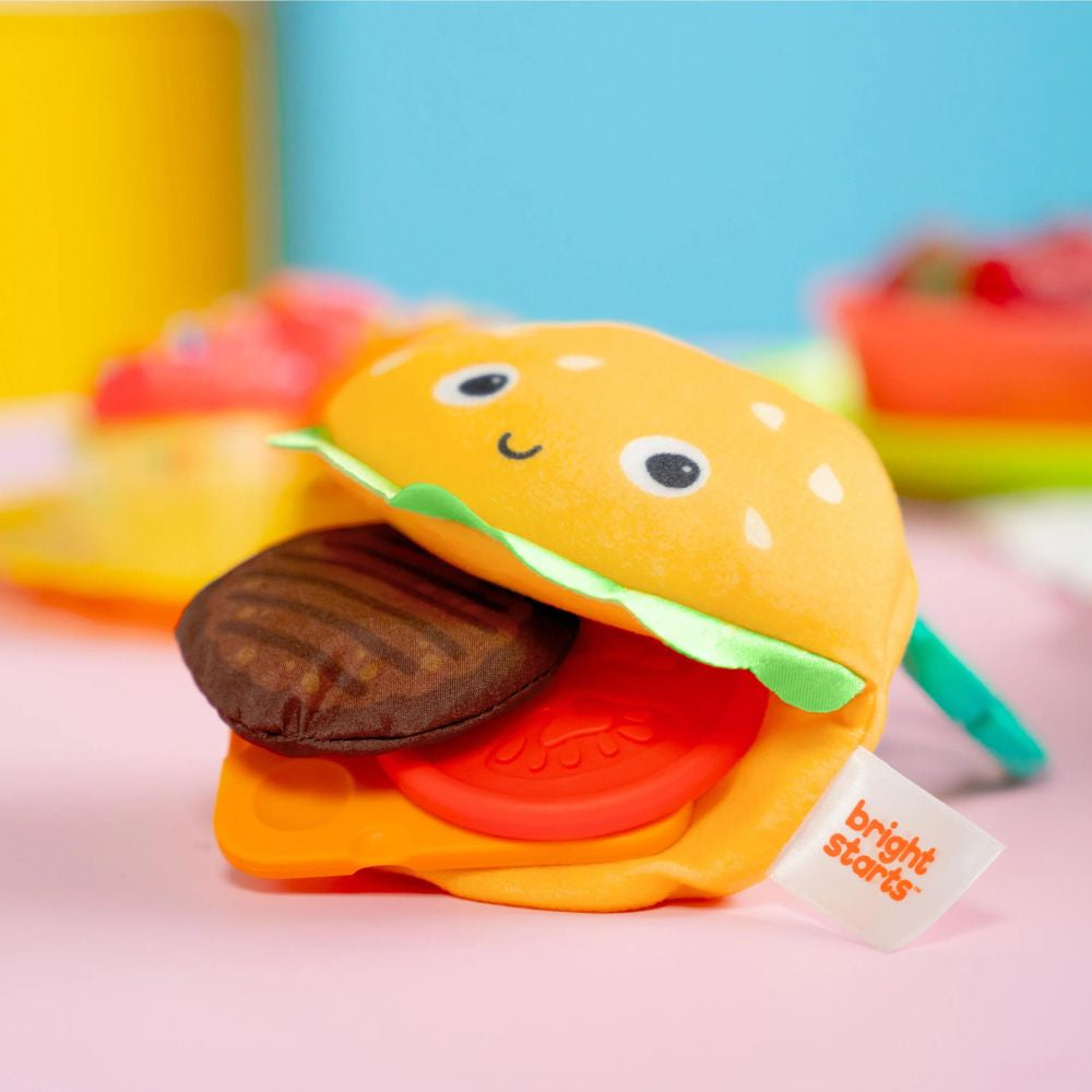 Bright Starts Jucarie de dentitie Say Cheeseburger