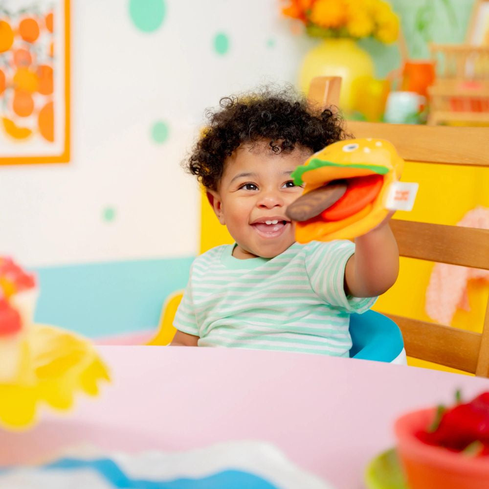 Bright Starts Jucarie de dentitie Say Cheeseburger