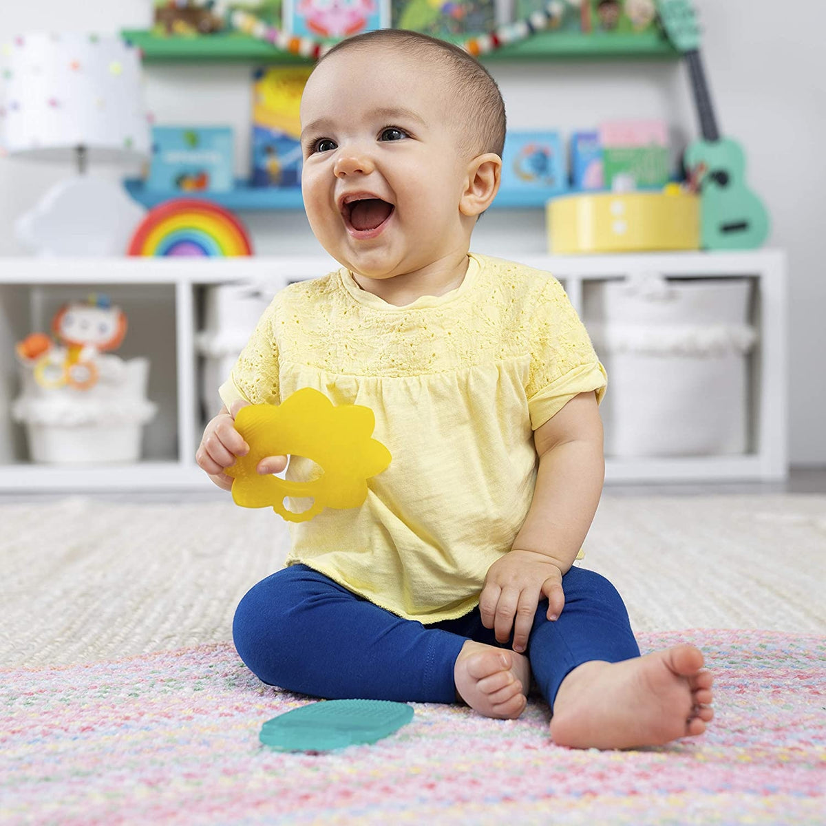 Bright Starts Jucarie de dentitie Soare si Inghetata pe bat