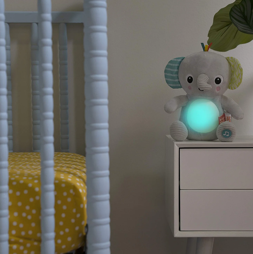 Bright Starts Jucarie interactiva Hug a Bye Baby Elephant
