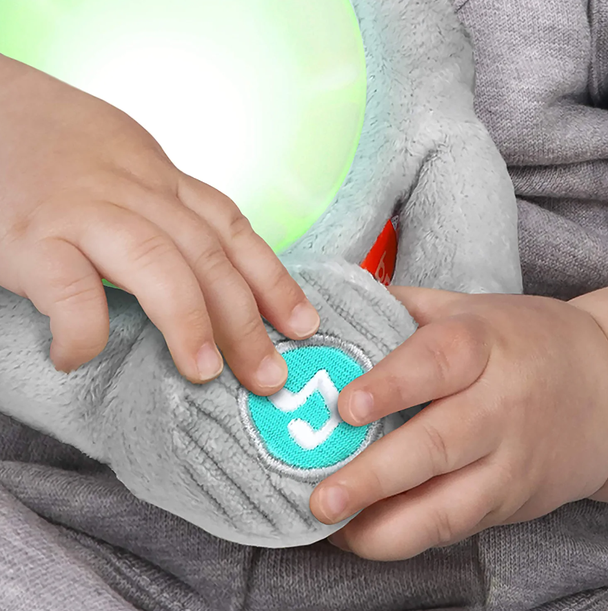 Bright Starts Jucarie interactiva Hug a Bye Baby Elephant
