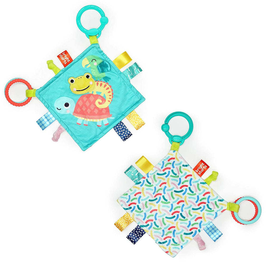 Bright Starts Jucarie mini paturica cu animalute vesele