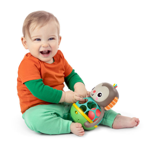 Bright Starts Jucarie multi-senzoriala Grab and Giggle Monkey