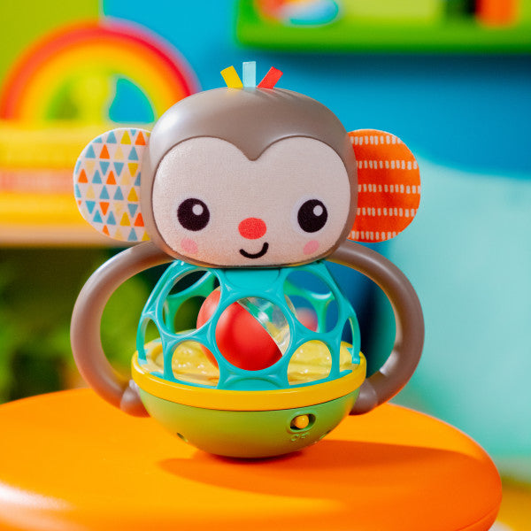 Bright Starts - Jucarie multi-senzoriala, "Grab & Giggle Monkey"