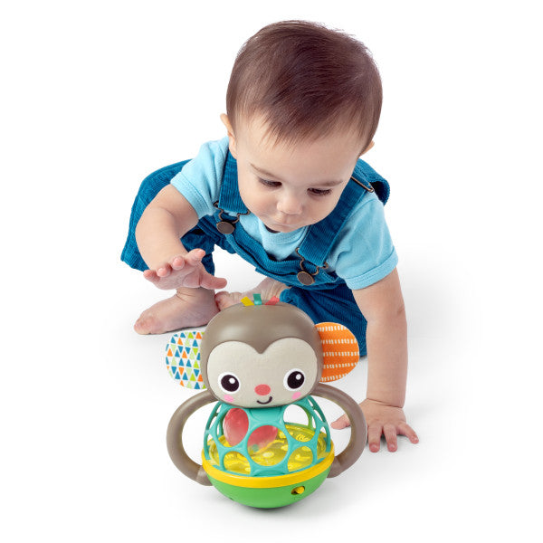 Bright Starts Jucarie multi-senzoriala Grab and Giggle Monkey