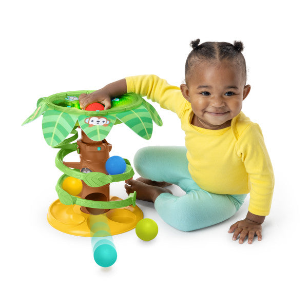 Bright Starts - Jucarie tropicala, "Twirl™ Ball Play Toy"