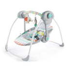 Bright Starts Leagan portabil Whimsical Wild cu timer si 6 melodii