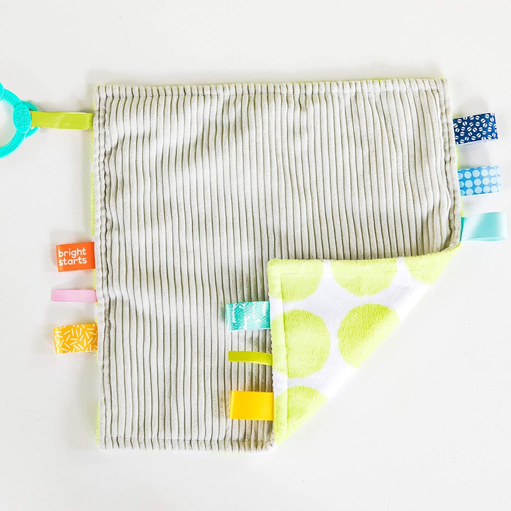 Bright Starts - Paturica vesela Little Taggies cu buline verzi