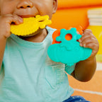 Bright Starts Set 3 jucarii de dentitie texturate Gummy Buddies