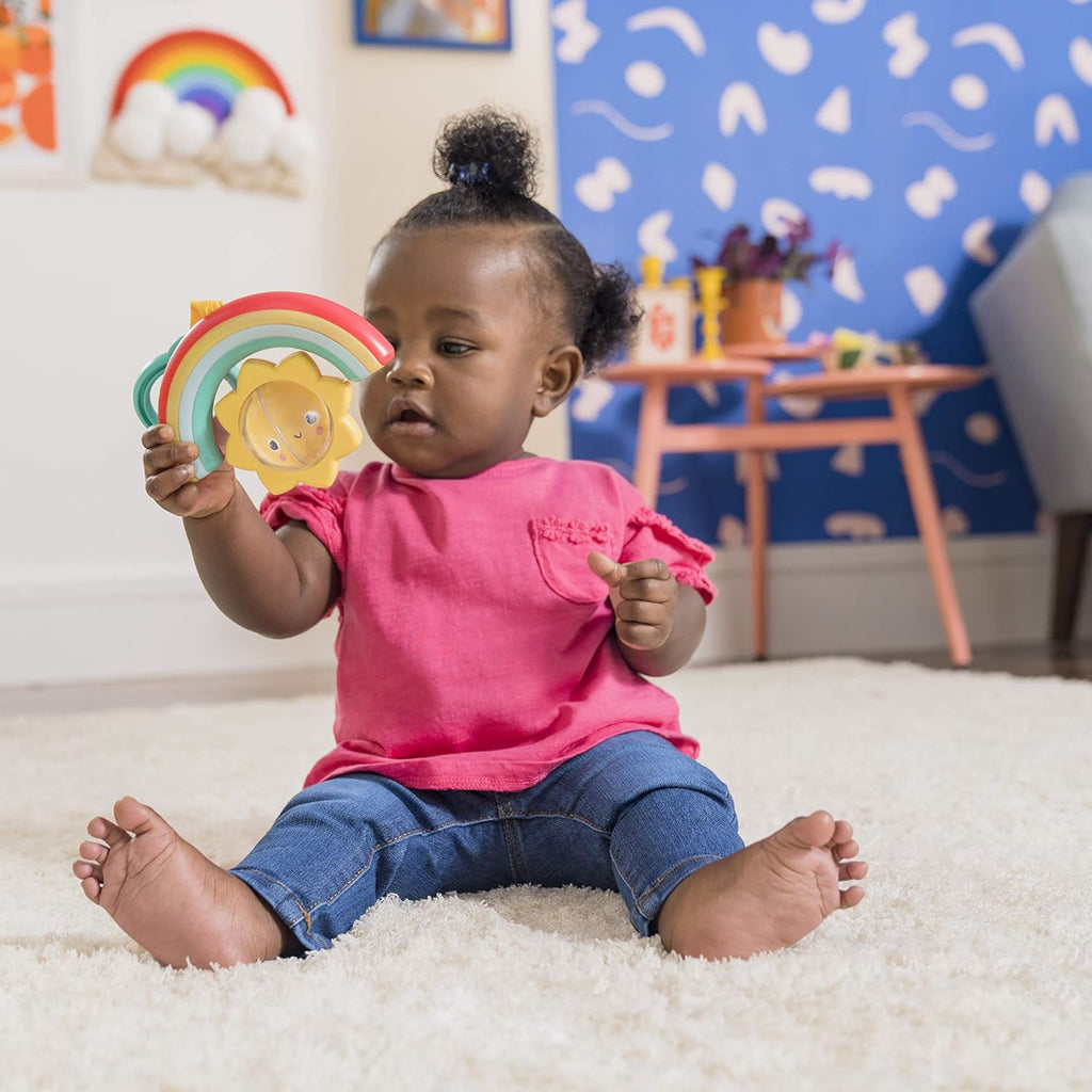 Bright Starts - Zornaitoare cu sunete si lumini Sun Shaker Shake & Glow