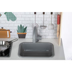 Bucatarie copii lemn, Free2Play, Mini Chef, Cu efecte de sunet si lumina, Cu accesorii, 70 x 30 x 104 cm, Conform cu standardele europene EN71-1;2018, EN71-2:2020, EN71-3:2021