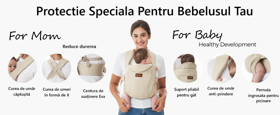 Marsupiu ergonomic Momcozy WeeSnug