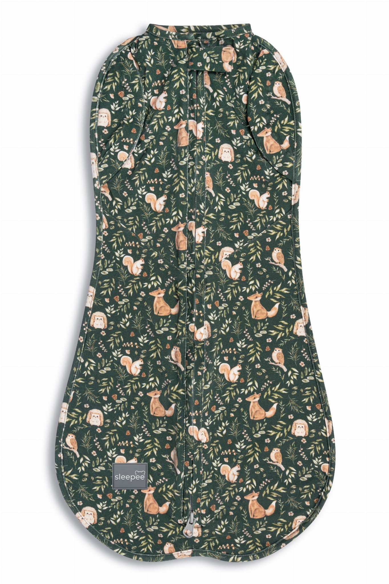 Saculet Swaddle infasat Bumbac + Caciulita Sleepee