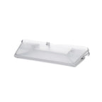 Cadita de baie cu pliere ultra-compacta, Jane, Oasis, Cu doua manere, 68 x 42 x 26 cm, Conform cu standardul european de siguranta EN 17072:2018, Tropical