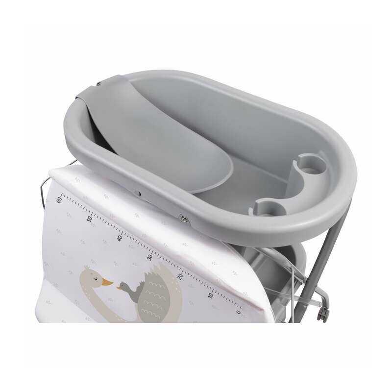 Cădiță de baie FreeON Swan cu masă de înfășat – fotografia 11 a produsului