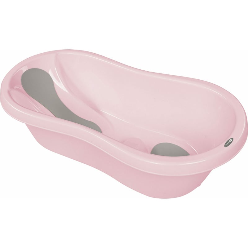 Cădiță de baie FreeON antiderapantă 81 × 41 cm, roz – vedere generală