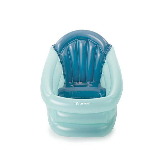 Cadita gonflabila, Jane, 3 pozitii pentru copii, 78 x 43 x 37 cm, BPA Free, De la nastere pana la 4 ani, Aquarel Blue