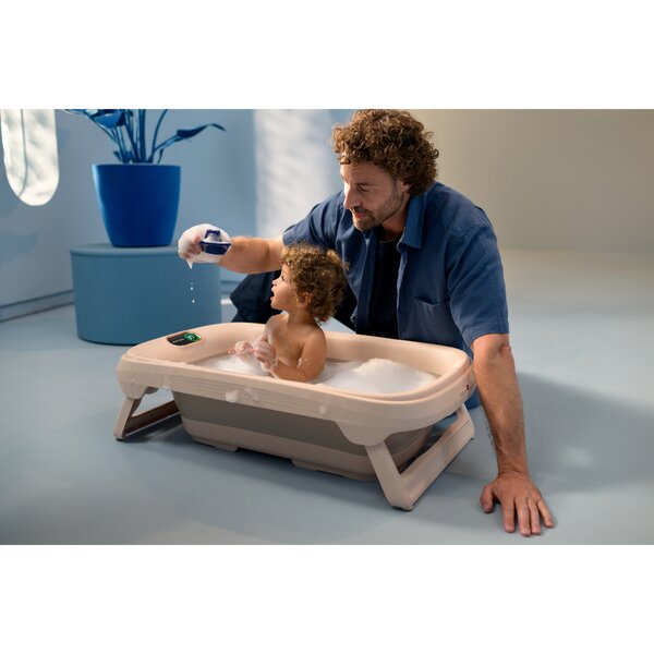 Cadita Pliabila Maxi-Cosi Indigo si Indigo Plus, 0-4 ani, cu Termometru HighSense