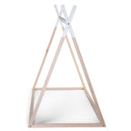 Cadru pat Tipi Childhome 90x200 cm Lemn Natural Alb