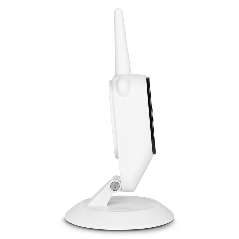 Camera aditionala, Lionelo, Babyline 3.2, Full HD, Zoom digital 3x, Cu mod de noapte, Stocare micro SD de pana la 128 GB, Cablu de 2,6 m, Alb