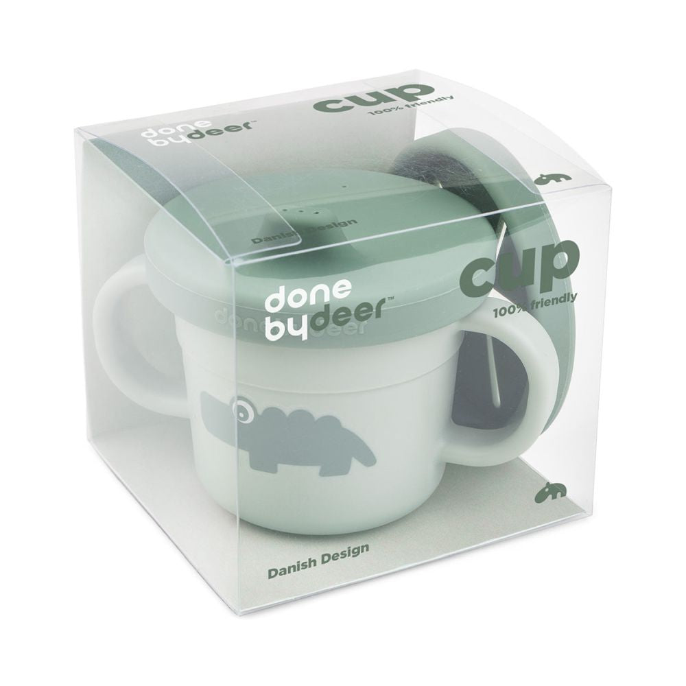 Cana 3-in-1 cu cioc Done by Deer Foodie Croco Green