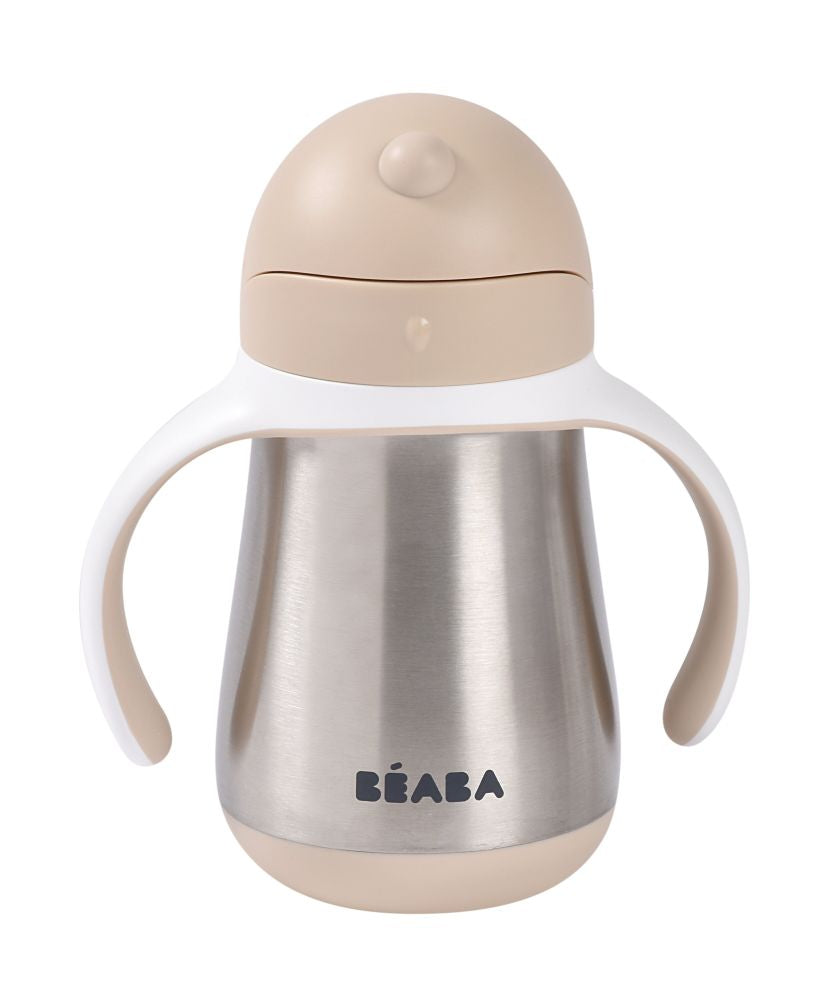 Cana cu Pai Beaba din Inox 250 ml Clay Etansa Termoizolanta