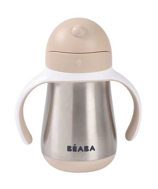 Cana cu Pai Beaba din Inox 250 ml Clay Etansa Termoizolanta