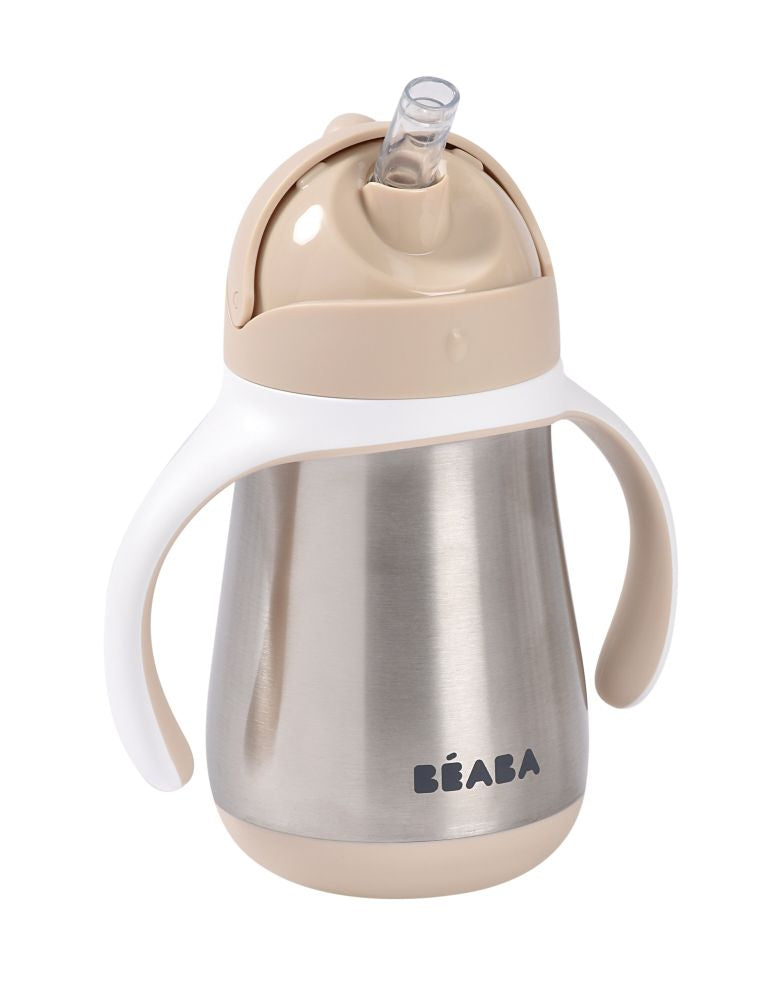 Cana cu pai Beaba din inox 250 ml