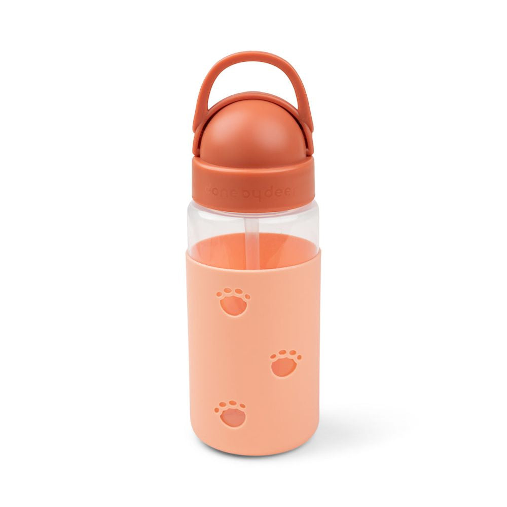 Cana cu pai Done by Deer Easy-grip Elphee Papaya 350 ml