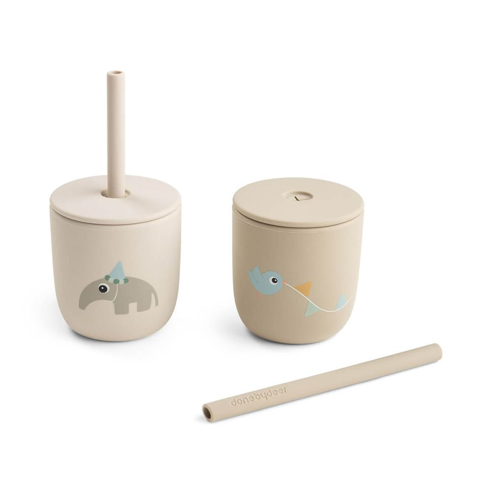 Set 2 Cani cu Pai Silicon Done by Deer 120 ml