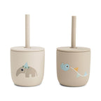 Set 2 Cani cu Pai Silicon Done by Deer 120 ml