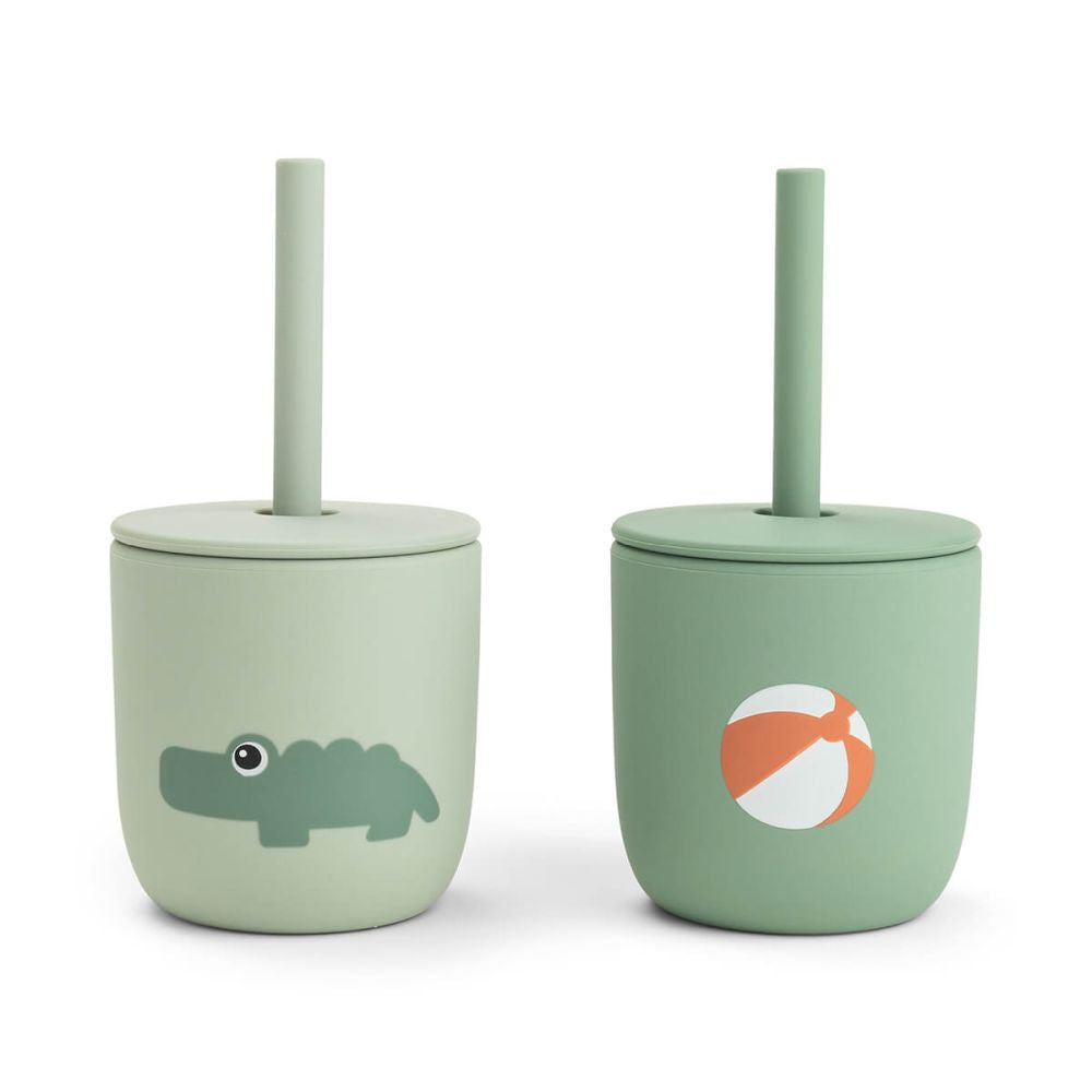 Set 2 Cani cu Pai Silicon Done by Deer 120 ml
