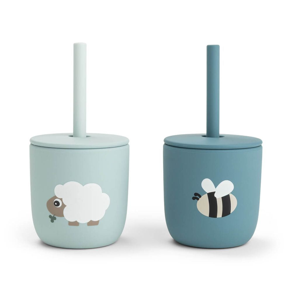 Set 2 Cani cu Pai Silicon Done by Deer 120 ml