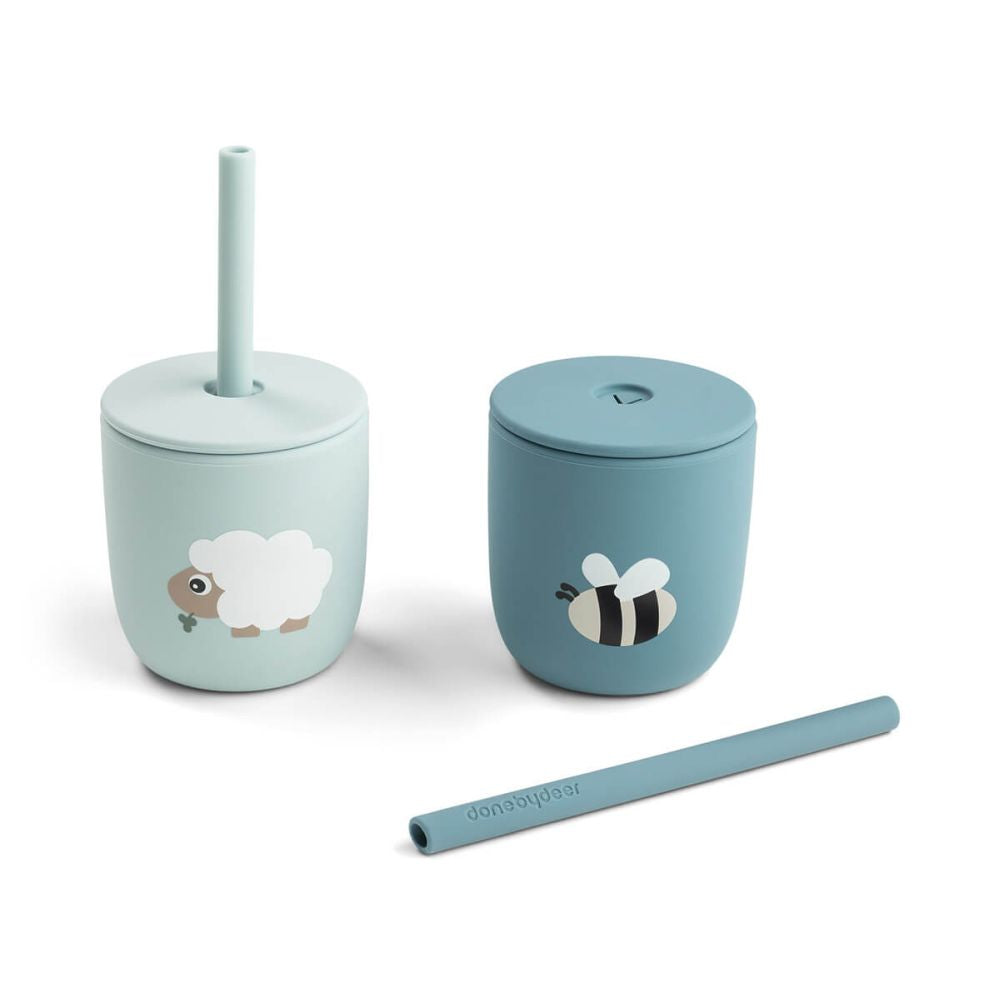 Set 2 Cani cu Pai Silicon Done by Deer 120 ml