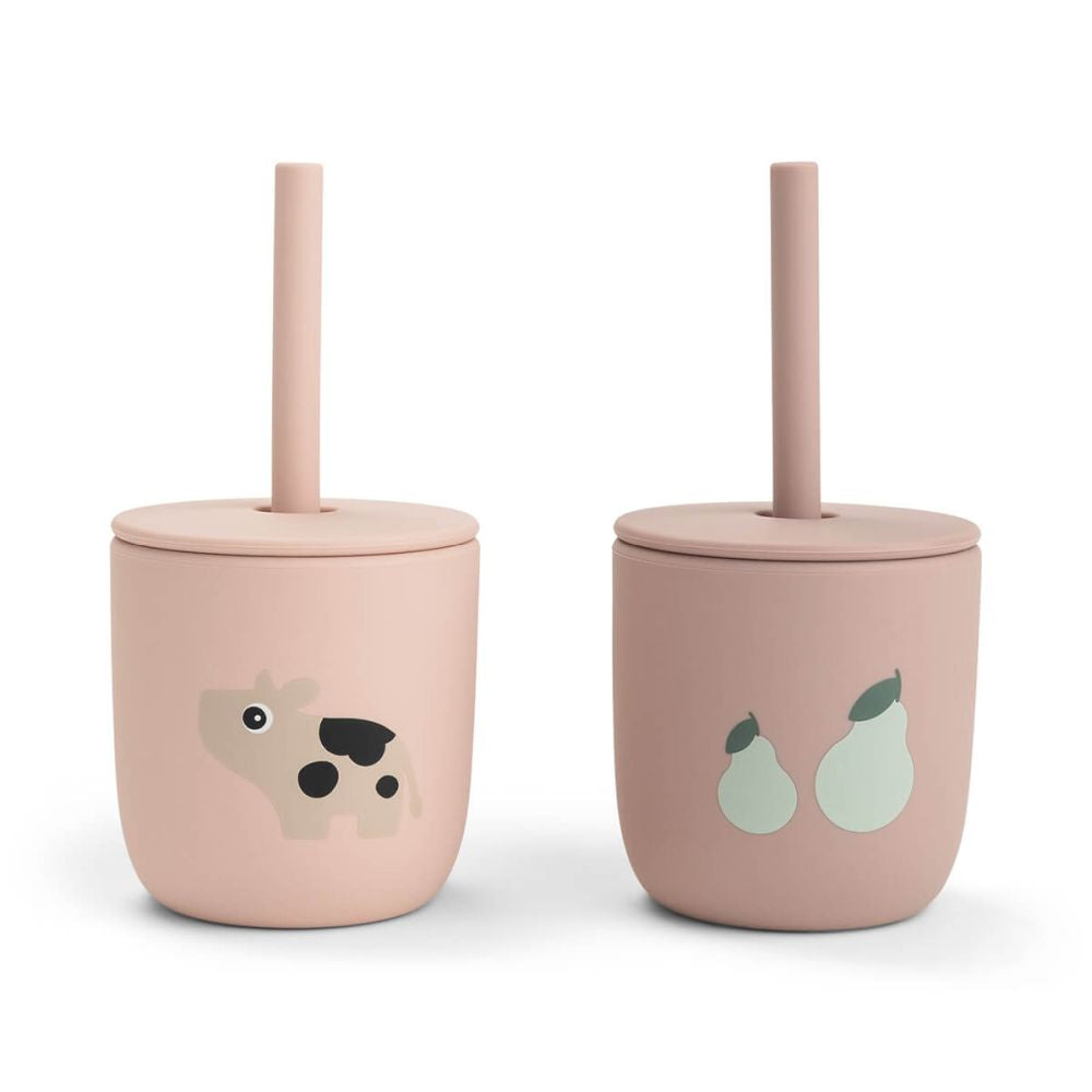 Set 2 Cani cu Pai Silicon Done by Deer 120 ml