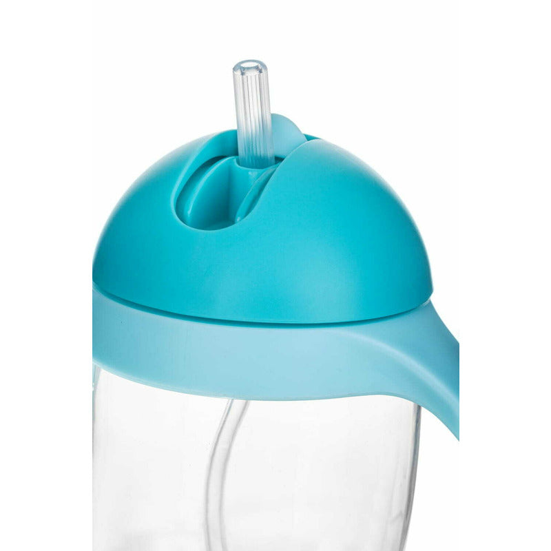 Cană Bocioland cu pai și mânere, 300 ml, Blue, imaginea 3