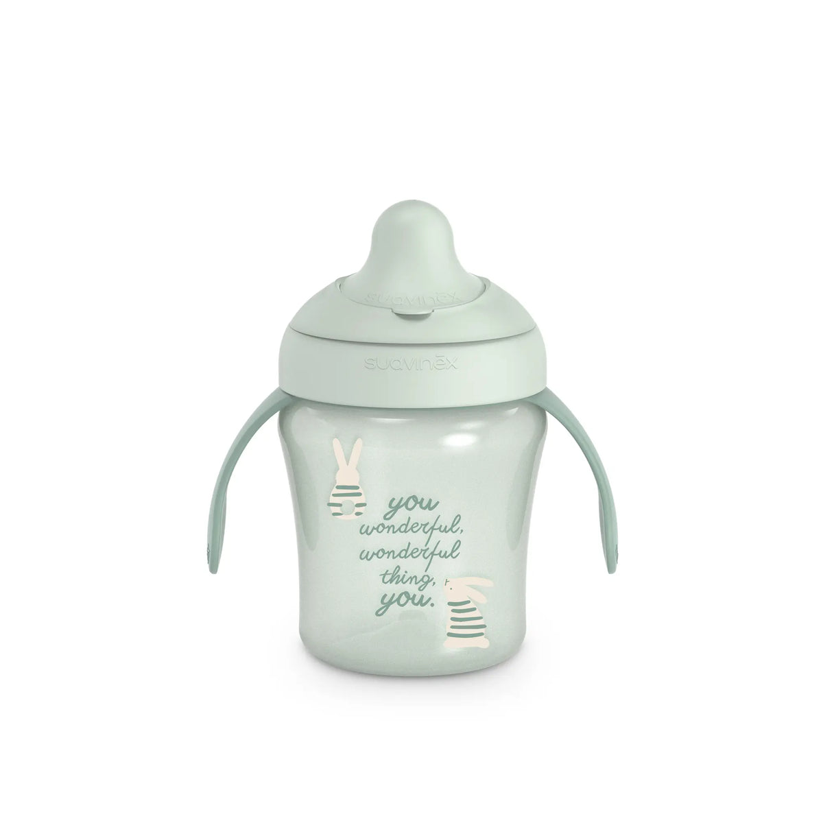 Cana de antrenament cu tetina Suavinex Wonderland 200 ml