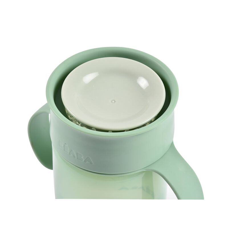 Cana de invatare Beaba 340 ml Sage Green