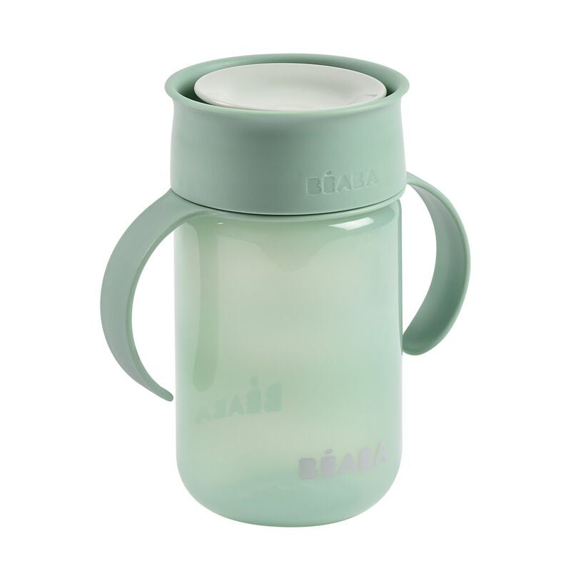 Cana de invatare Beaba 340 ml Sage Green