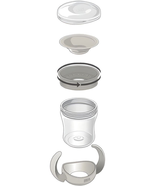 Cană Antrenament Nuk Evolution Mini Magic 160ml 360° Anti-Scurgere 6+ Luni Roșu