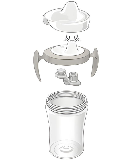 Cană Antrenament Nuk Evolution Trainer 230ml Cioc Moale 6+ Luni Roz