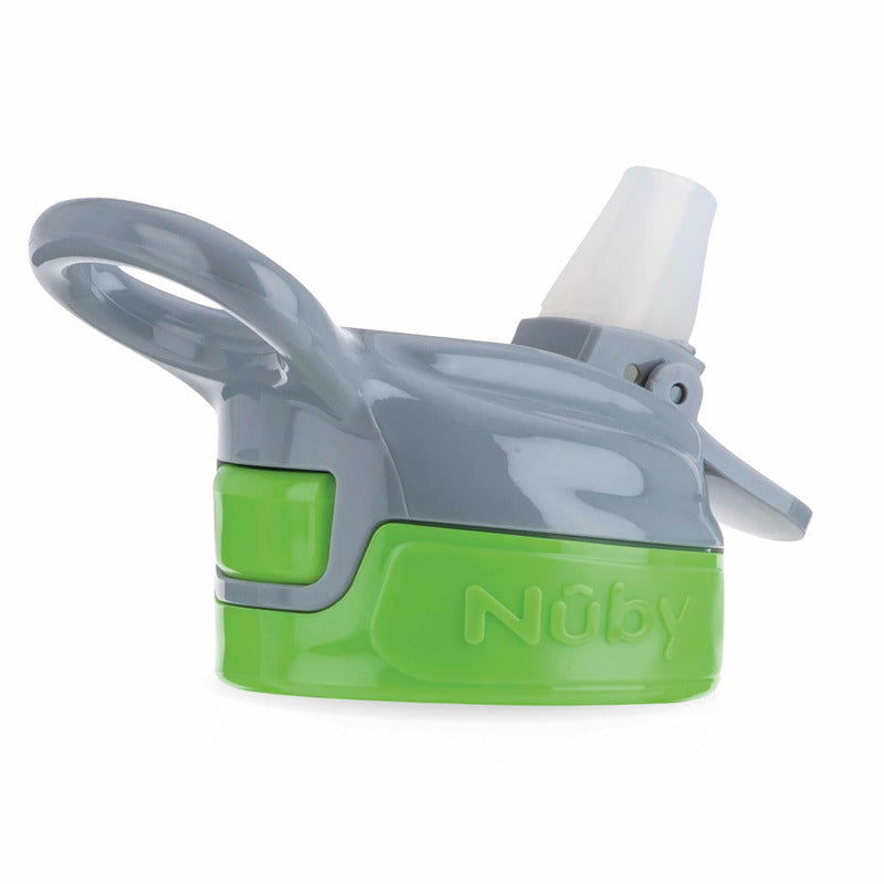 Cana sport, Nuby, Cu pai moale si pliabil, Din materialul ecologic tritan, Rezistenta, 360 ml, 3+ ani, Verde
