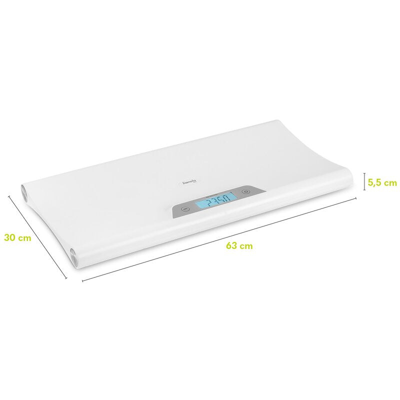 Cantar electronic pentru bebelusi Lionelo BabyBalance, Alb